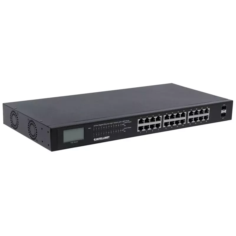 Switch não gerido Intellinet 24 portas Gigabit Ethernet PoE+ 561242