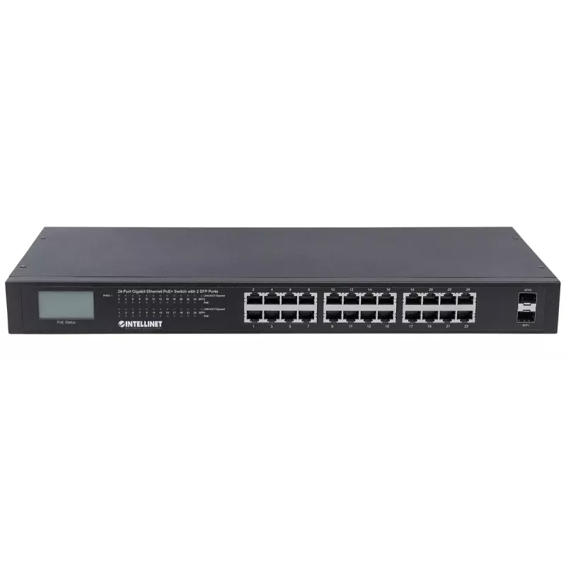 Switch não gerido Intellinet 24 portas Gigabit Ethernet PoE+ 561242