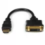 Adaptador de cabo de vídeo HDMI para DVI-D StarTech.com 8in – HDMI macho para DVI fêmea