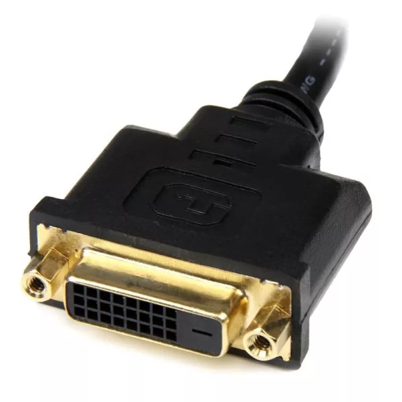 Adaptador de cabo de vídeo HDMI para DVI-D StarTech.com 8in – HDMI macho para DVI fêmea