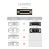 Adaptador de cabo de vídeo HDMI para DVI-D StarTech.com 8in – HDMI macho para DVI fêmea