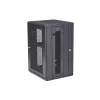 Armário de rede StarTech.com 4 postes 18U para montagem na parede com prateleira 1U, armário de servidor de 19 polegadas dobrável para montagem na parede para equipamento de dados/AV/eletrónica/informática, caixa de rack ventilada flexível