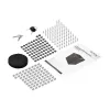 Armário de rede StarTech.com 4 postes 18U para montagem na parede com prateleira 1U, armário de servidor de 19 polegadas dobrável para montagem na parede para equipamento de dados/AV/eletrónica/informática, caixa de rack ventilada flexível