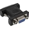 Adaptador InLine DVI-A ficha DVI 12+5 / conector fêmea VGA 15 HD / S-VGA