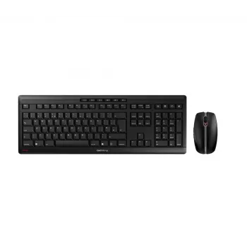 CHERRY STREAM DESKTOP, conjunto de teclado e rato sem fios, preto, USB (QWERTY – UK)