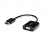 Adaptador StarTech.com DisplayPort para VGA – Conversor ativo DP para VGA – Vídeo 1080p – Adaptador de cabo DP/DP++ para monitor VGA – Dongle adaptador DP para VGA digital para analógico – DP 1.2 para VGA