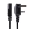 Cabo de alimentação StarTech.com 10ft (3m) UK para computador, 18AWG, BS 1363 para C13, 10A 250V, cabo de alimentação AC de substituição preto, cabo de alimentação UK / cabo de alimentação para PC, cabo de alimentação para TV/monitor