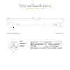 Cabo de alimentação StarTech.com 10ft (3m) UK para computador, 18AWG, BS 1363 para C13, 10A 250V, cabo de alimentação AC de substituição preto, cabo de alimentação UK / cabo de alimentação para PC, cabo de alimentação para TV/monitor