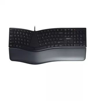 Teclado CHERRY KC 4500 ERGO universal USB QWERTY US Inglês preto