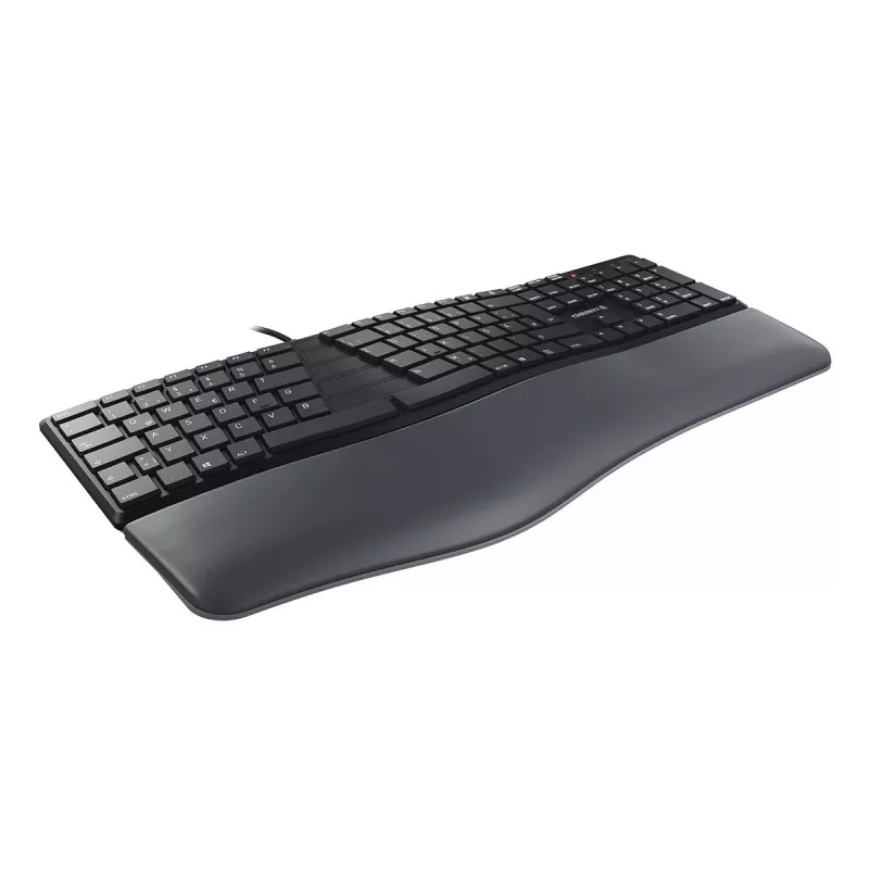 Teclado CHERRY KC 4500 ERGO universal USB QWERTY US Inglês preto