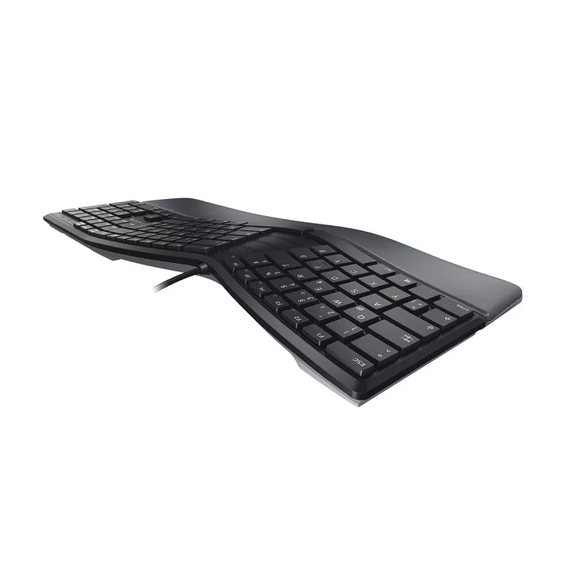Teclado CHERRY KC 4500 ERGO universal USB QWERTY US Inglês preto