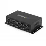Hub adaptador StarTech.com USB para DB9 RS232 Serial de 8 portas – Montagem industrial em calha DIN e parede