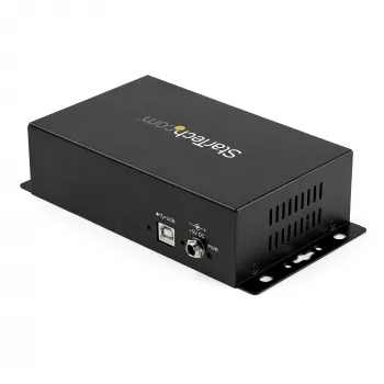 Hub adaptador StarTech.com USB para DB9 RS232 Serial de 8 portas – Montagem industrial em calha DIN e parede