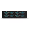 Hub adaptador StarTech.com USB para DB9 RS232 Serial de 8 portas – Montagem industrial em calha DIN e parede