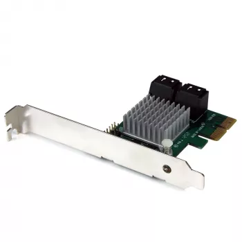 Placa controladora RAID StarTech.com PCI Express 2.0 SATA III 6 Gbit/s de 4 portas com HyperDuo SSD Tiering