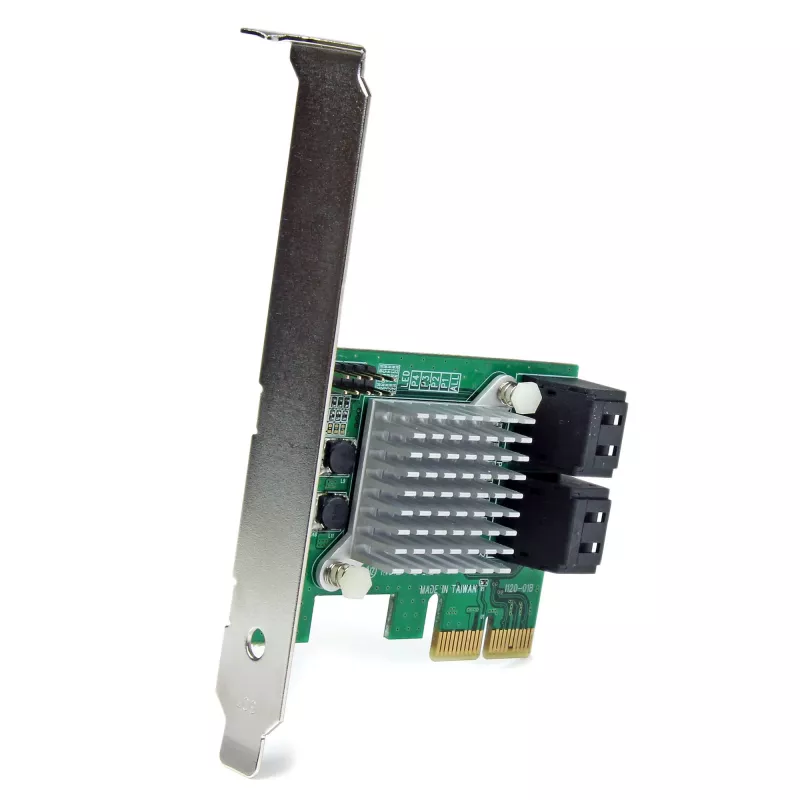 Placa controladora RAID StarTech.com PCI Express 2.0 SATA III 6 Gbit/s de 4 portas com HyperDuo SSD Tiering