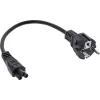 Cabo de alimentação InLine tipo F alemão / ficha de notebook 