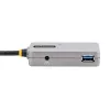 Hub extensor USB StarTech.com, cabo de extensão USB 3.0 de 10m com hub USB-A de 4 portas, cabo repetidor USB ativo/alimentado por bus, fonte de alimentação de 20W opcional incluída, proteção ESD
