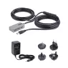 Hub extensor USB StarTech.com, cabo de extensão USB 3.0 de 10m com hub USB-A de 4 portas, cabo repetidor USB ativo/alimentado por bus, fonte de alimentação de 20W opcional incluída, proteção ESD