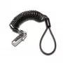Cadeado de combinação portátil fino Kensington para ranhura de segurança padrão, 1,8 m, Kensington, cadeado de combinação, aço carbono, preto, prateado