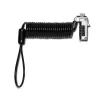 Cadeado de combinação portátil fino Kensington para ranhura de segurança padrão, 1,8 m, Kensington, cadeado de combinação, aço carbono, preto, prateado