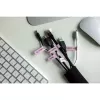 Fita de etiquetagem Brother TZEMQE31 preto sobre rosa TZe