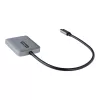 Hub MST USB-C para HDMI duplo StarTech.com - HDMI duplo 4K 60Hz - Adaptador USB Type-C multi-monitor para portátil com cabo de 30cm - Hub Multi-Stream Transport DP 1.4 - Splitter USB-C para HDMI