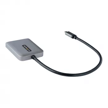Hub MST USB-C para HDMI duplo StarTech.com - HDMI duplo 4K 60Hz - Adaptador USB Type-C multi-monitor para portátil com cabo de 30cm - Hub Multi-Stream Transport DP 1.4 - Splitter USB-C para HDMI