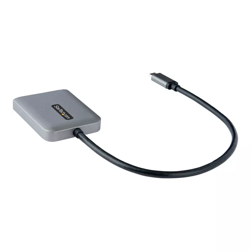 Hub MST USB-C para HDMI duplo StarTech.com - HDMI duplo 4K 60Hz - Adaptador USB Type-C multi-monitor para portátil com cabo de 30cm - Hub Multi-Stream Transport DP 1.4 - Splitter USB-C para HDMI