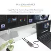 Hub MST USB-C para HDMI duplo StarTech.com - HDMI duplo 4K 60Hz - Adaptador USB Type-C multi-monitor para portátil com cabo de 30cm - Hub Multi-Stream Transport DP 1.4 - Splitter USB-C para HDMI