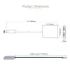 Hub MST USB-C para HDMI duplo StarTech.com - HDMI duplo 4K 60Hz - Adaptador USB Type-C multi-monitor para portátil com cabo de 30cm - Hub Multi-Stream Transport DP 1.4 - Splitter USB-C para HDMI