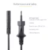 Cabo de alimentação para portátil StarTech.com 1m (3ft), ficha EU para C7, 2,5A 250V, 18AWG, cabo de substituição para portátil, cabo de alimentação para impressora, cabo de carregamento para portátil, cabo de fonte de alimentação para portátil – listado UL