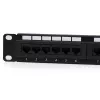 Painel de ligação Cat 6 110 StarTech.com 24 portas 1U para rack, RJ-45, montagem em rack, 1U, preto, RoHS, CE, ETl, UL