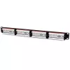 Painel de ligação Cat 6 110 StarTech.com 24 portas 1U para rack, RJ-45, montagem em rack, 1U, preto, RoHS, CE, ETl, UL
