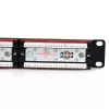 Painel de ligação Cat 6 110 StarTech.com 24 portas 1U para rack, RJ-45, montagem em rack, 1U, preto, RoHS, CE, ETl, UL