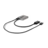 StarTech.com Hub MST DisplayPort de 2 portas, Dual 4K 60Hz, adaptador DP para 2x monitor DisplayPort, adaptador de vídeo multi-monitor DP 1.4, cabo integrado de 30 cm, alimentado por USB, apenas Windows
