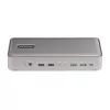 Estação de acoplamento KVM USB-C para dois portáteis StarTech.com, dock DisplayPort dual-monitor 4K 60Hz, hub USB de 5 portas, GbE, Power Delivery 90W/45W para dois portáteis, Windows/Mac, dock KVM de 2 anfitriões - TAA