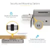 Estação de acoplamento KVM USB-C para dois portáteis StarTech.com, dock DisplayPort dual-monitor 4K 60Hz, hub USB de 5 portas, GbE, Power Delivery 90W/45W para dois portáteis, Windows/Mac, dock KVM de 2 anfitriões - TAA