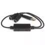 Adaptador USB para PS/2 StarTech.com – teclado e rato, 0,435 m, preto, 1 – USB A, 2 – DIN 6, 46 g, 142 mm, 175 mm