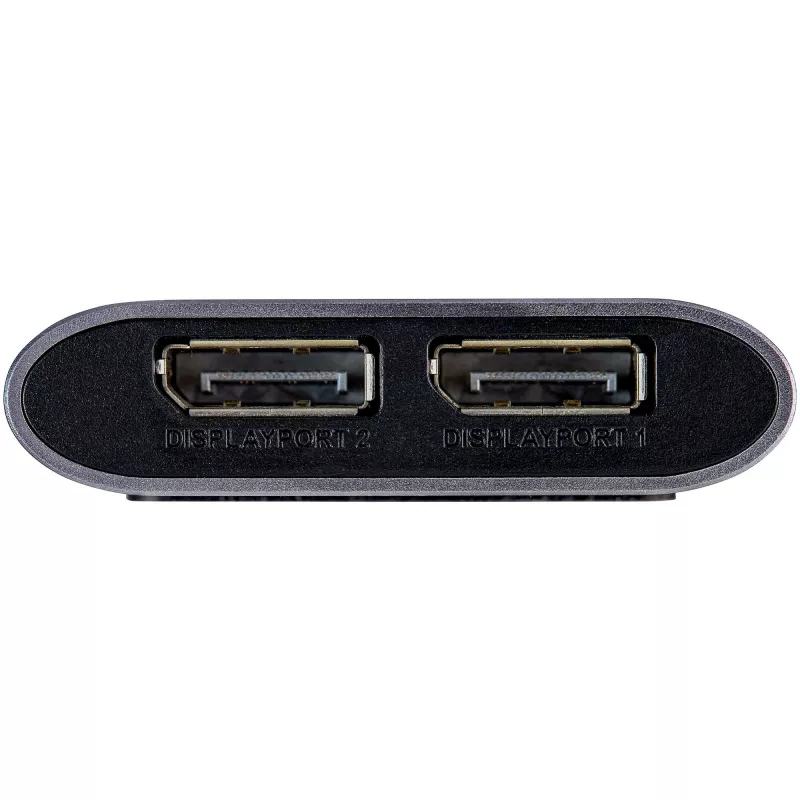Adaptador Thunderbolt para DisplayPort duplo StarTech.com DP 1.4, Dual 4K 60Hz ou Single 8K/5K conversor Thunderbolt para DP, adaptador de vídeo para 2x monitor DisplayPort - Mac e Windows