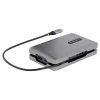 StarTech.com DKM31C3HVCPD adaptador multiportas USB-C / estação de ancoragem para dois monitores, 4K HDMI 2.0, VGA, vídeo USB-C DP Alt Mode, 100 W PD Pass-Through, 2x USB-A 10 Gbps, GbE, MST, cinzento