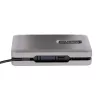 StarTech.com DKM31C3HVCPD adaptador multiportas USB-C / estação de ancoragem para dois monitores, 4K HDMI 2.0, VGA, vídeo USB-C DP Alt Mode, 100 W PD Pass-Through, 2x USB-A 10 Gbps, GbE, MST, cinzento
