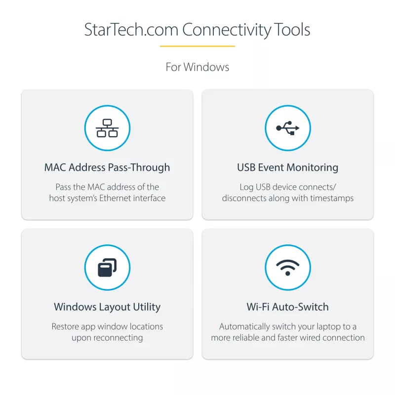 StarTech.com DKM31C3HVCPD adaptador multiportas USB-C / estação de ancoragem para dois monitores, 4K HDMI 2.0, VGA, vídeo USB-C DP Alt Mode, 100 W PD Pass-Through, 2x USB-A 10 Gbps, GbE, MST, cinzento