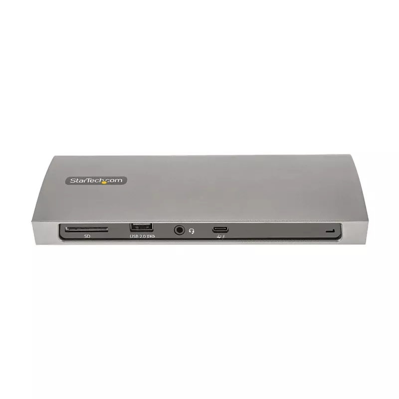 Dock Thunderbolt 4 StarTech.com, Power Delivery 96W, Single 8K/Dual Monitor 4K 60Hz, 3xTB4/USB4 portas, 4xUSB-A, SD, GbE, estação de acoplamento Thunderbolt 4 para Windows ou TB3 MacBook, cabo de 0,8m