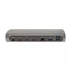 Dock Thunderbolt 4 StarTech.com, Power Delivery 96W, Single 8K/Dual Monitor 4K 60Hz, 3xTB4/USB4 portas, 4xUSB-A, SD, GbE, estação de acoplamento Thunderbolt 4 para Windows ou TB3 MacBook, cabo de 0,8m