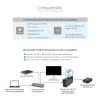 Dock Thunderbolt 4 StarTech.com, Power Delivery 96W, Single 8K/Dual Monitor 4K 60Hz, 3xTB4/USB4 portas, 4xUSB-A, SD, GbE, estação de acoplamento Thunderbolt 4 para Windows ou TB3 MacBook, cabo de 0,8m
