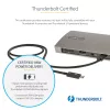 Dock Thunderbolt 4 StarTech.com, Power Delivery 96W, Single 8K/Dual Monitor 4K 60Hz, 3xTB4/USB4 portas, 4xUSB-A, SD, GbE, estação de acoplamento Thunderbolt 4 para Windows ou TB3 MacBook, cabo de 0,8m