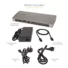 Dock Thunderbolt 4 StarTech.com, Power Delivery 96W, Single 8K/Dual Monitor 4K 60Hz, 3xTB4/USB4 portas, 4xUSB-A, SD, GbE, estação de acoplamento Thunderbolt 4 para Windows ou TB3 MacBook, cabo de 0,8m