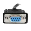 Cabo serial null modem DB9 RS232 StarTech.com 2m preto F/F