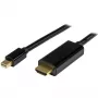 Cabo Mini DisplayPort para HDMI StarTech.com 3ft (1m) – vídeo 4K 30Hz – cabo adaptador mDP para HDMI – Mini DP ou Thunderbolt 1/2 Mac/PC para monitor/ecrã HDMI – cabo conversor mDP para HDMI